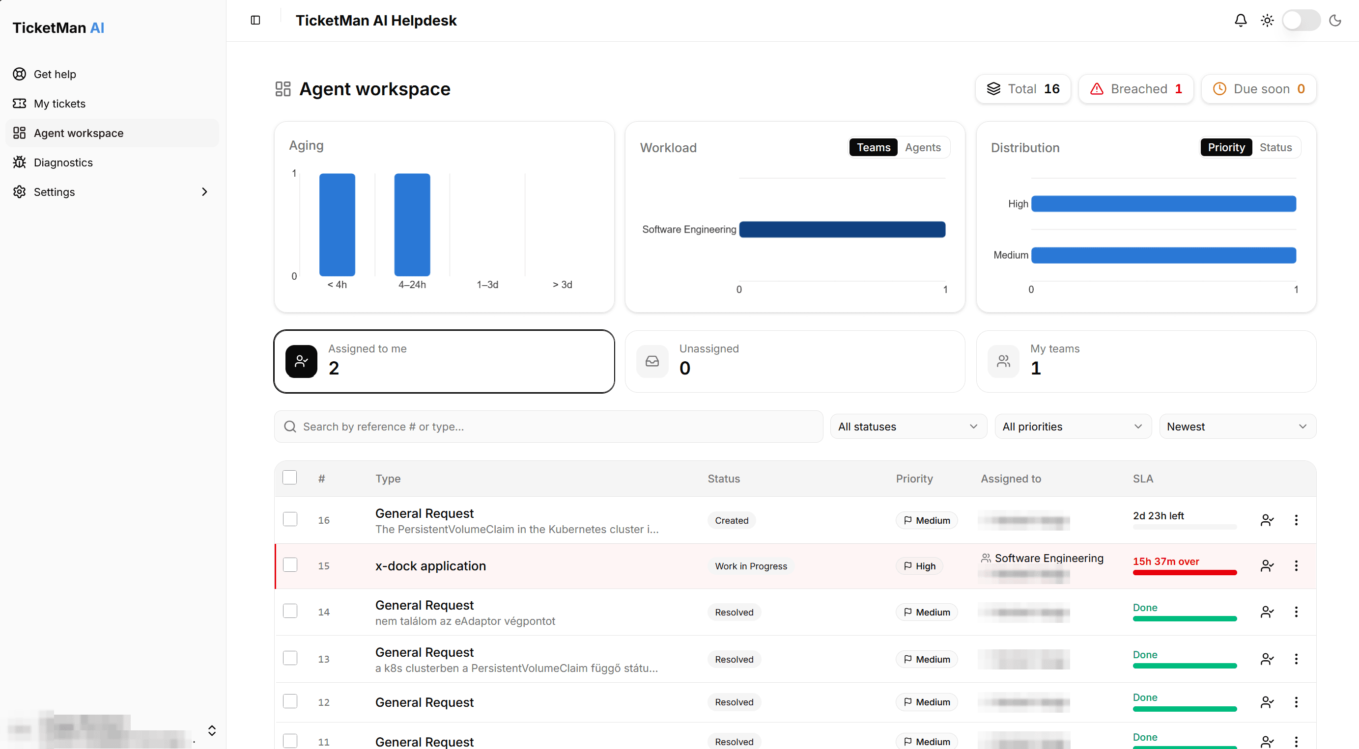 TicketMan AI agent workspace